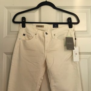 NWT AG Adriano Goldschmied Stevie Ankle Corduroy
